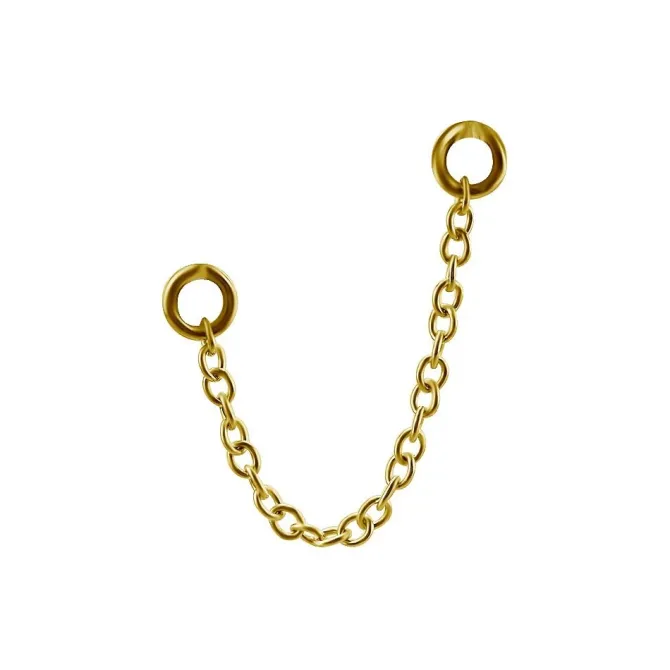 Łańcuszek - złoty - D-019