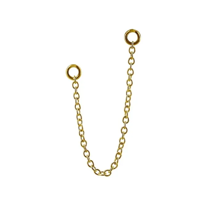 Łańcuszek - złoty - D-019