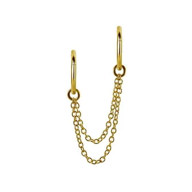 Łańcuszek - złoty - D-018