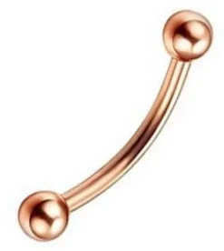 Banan - klasyczny różowe złoto - B-001