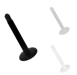 BioPlast klasyczny pręcik typu labret Biały - BP-007