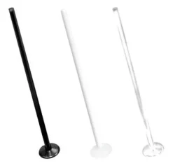 BioPlast klasyczny pręcik typu labret Czarny - BP-006