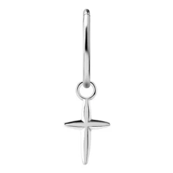 Charms - CoCr NF - krzyż srebrny - D-048