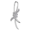 Charms - CoCr NF - ozdobny srebrny z białymi PREMIUM ZIRCONIA - D-050