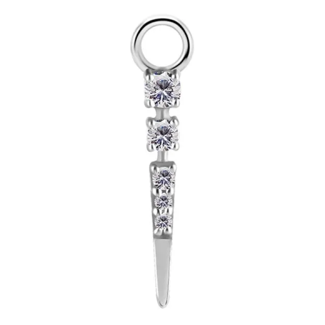 Charms - CoCr NF - srebrny - PREMIUM ZIRCONIA - D-043