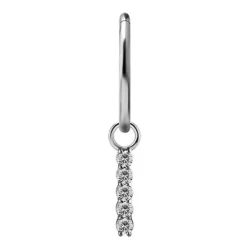 Charms - CoCr NF - srebrny M - PREMIUM ZIRCONIA - D-038