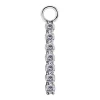 Charms - CoCr NF - srebrny L - PREMIUM ZIRCONIA - D-038