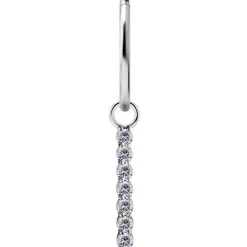 Charms - CoCr NF - srebrny L - PREMIUM ZIRCONIA - D-038