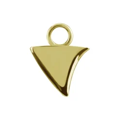 Charms - CoCr NF - trójkąt - złoty - D-082
