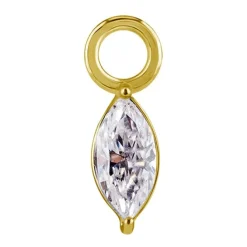 Charms - CoCr NF - złoty - PREMIUM ZIRCONIA - D-036