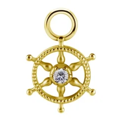 Charms - CoCr NF - złoty ster - PREMIUM ZIRCONIA - D-039