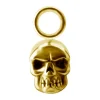 Charms - czaszka - złoty - D-008