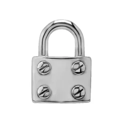 Charms - kłódka - srebrny - D-014