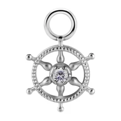 Charms ster CoCr NF srebrny - PREMIUM ZIRCONIA - D-039