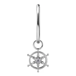 Charms ster CoCr NF srebrny - PREMIUM ZIRCONIA - D-039