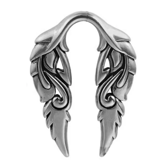 Ciężarek, hanger do ucha - srebrny - PT-160