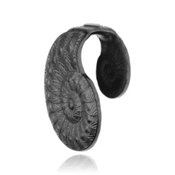 Ciężarek, hanger do ucha muszla ślimaka - czarny - PT-173