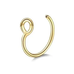 Fake do nosa - kółko złote - FNS-048