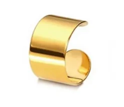 Fake kolczyk - nausznica Złoty - FK-003