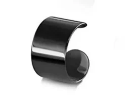 Fake kolczyk - nausznica Czarny - FK-003