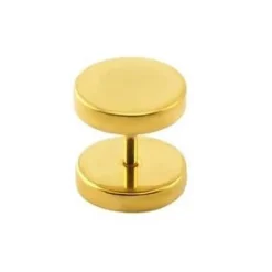 Fake plug - oszukany tunel - złoty - 3-14 mm - FPS-03