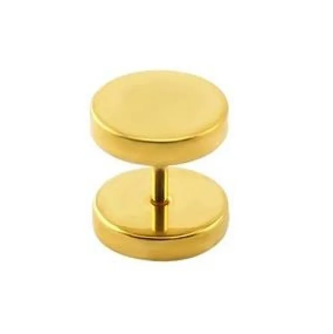 Fake plug - oszukany tunel - złoty - 3-14 mm - FPS-03