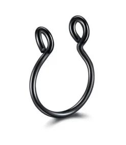 Fake septum - klasyczny Czarny - FNS-047