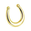 Fake septum - klasyczny złoty - FNS-001