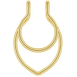Fake septum złoty - FNS-003