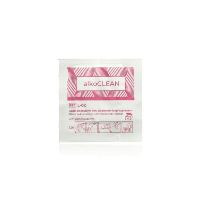 Gazik do dezynfekcji skóry alkoCLEAN - HB-001