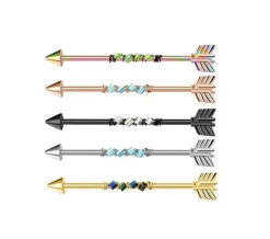 Industrial ozdobny złoty - strzałka - IND-043