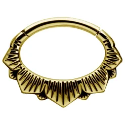 Kolczyk clicker - złoty - K-056