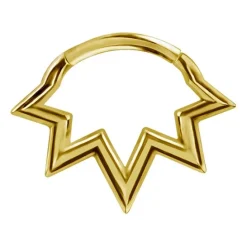 Kolczyk clicker złoty - K-051