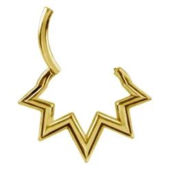 Kolczyk clicker złoty - K-051