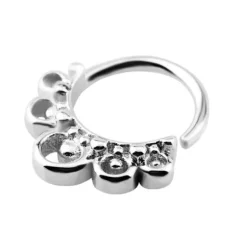 Kolczyk Continuous Rozginane kółko ozdobne - CON-024