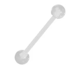 Kolczyk do języka przezroczysty - KJ-049