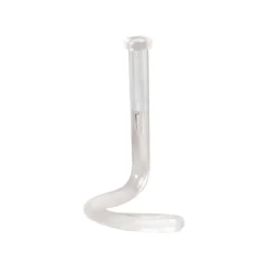 Kolczyk do nosa BioPlast - RETAINER - przezroczysty - BP-018