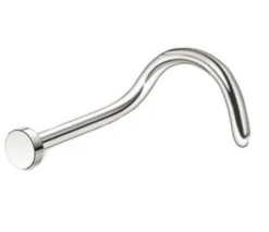 Kolczyk do nosa blaszka srebrny - NS-014