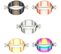 Kolczyk do sutka ozdobny różowe złoto - S-043