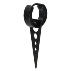 Kolczyk HUGGIE ozdobny czarny - KH-002