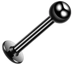 Labret - klasyczny czarny - L-001