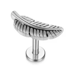 Labret srebrne piórko - LGW-030