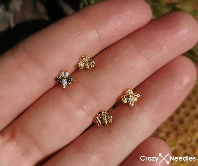 Labret złota pszczoła - LGW-029