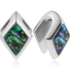 Mankiet cuff do ucha - srebrny - PT-158