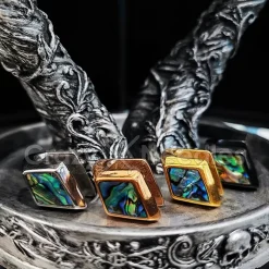 Mankiet cuff do ucha - srebrny - PT-158