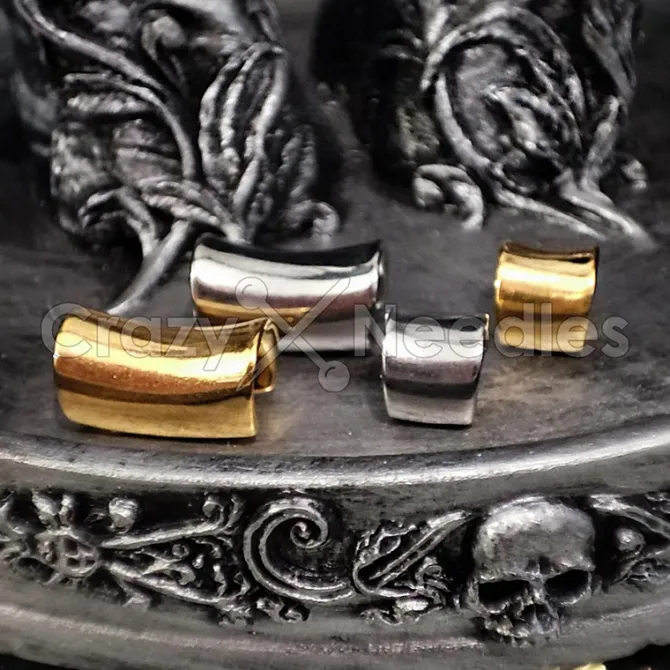 Mankiet cuff do ucha - srebrny - PT-154