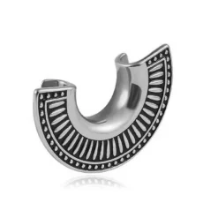 Mankiet cuff do ucha - srebrny - PT-153