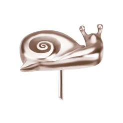 Nakrętka push in - ślimak - różowe złoto - PI-035