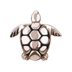 Nakrętka push in - żółw - różowe złoto - PI-033