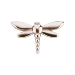 Nakrętka push in - ważka - różowe złoto - PI-034